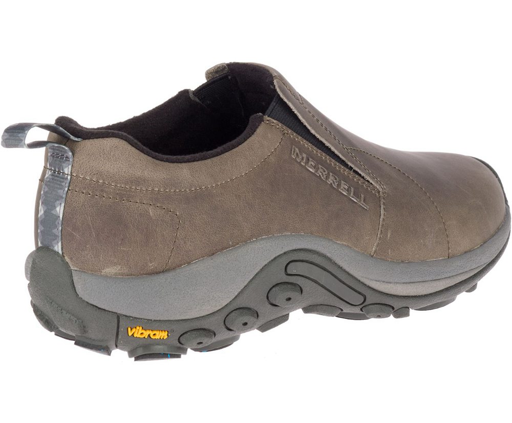 Slip On Homem - Merrell Jungle Moc Couro Waterproof Ice - Marrom - RZT168479